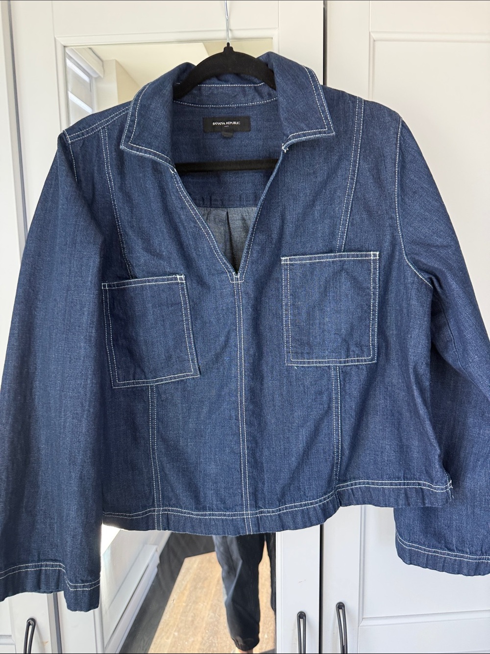Denim Banana Republic top
